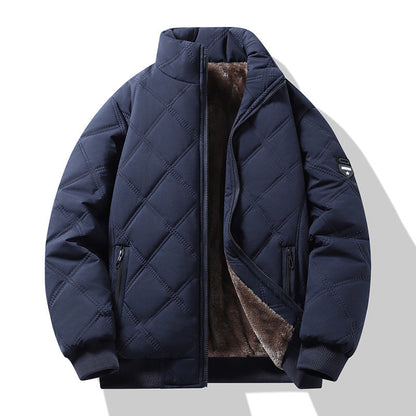 Dario - Padded jacket with a minimalist pattern