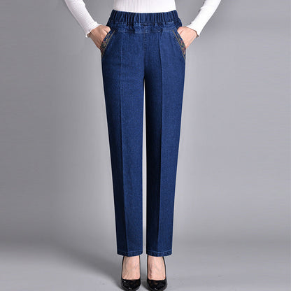 Hilda – Bekväma denimbyxor med elastisk midja
