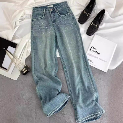 Vera – Denim trousers with subtle details