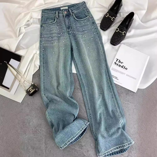 Vera – Denim trousers with subtle details