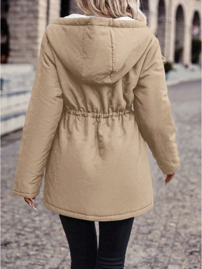 Alma - Padded winter jacket with soft teddy lining