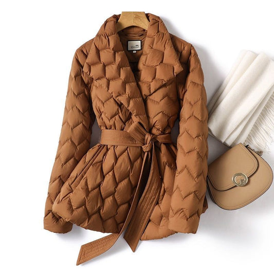 Lotta - padded jacket with belt
