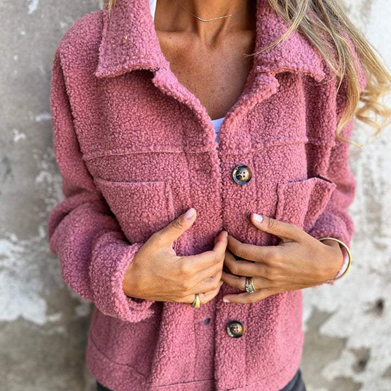 Aino – Soft teddy jacket