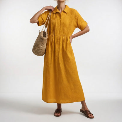 Avielle – White maxi dress with timeless elegance