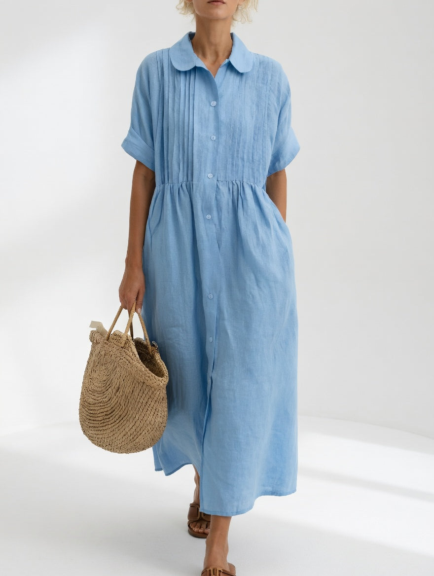Avielle – White maxi dress with timeless elegance