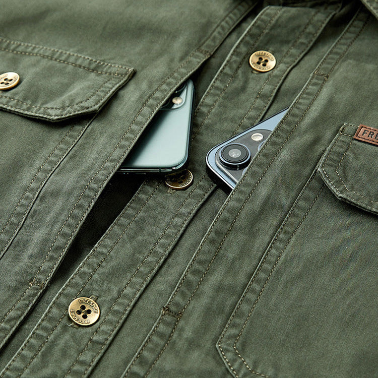 Torren – Robust overshirt in pure cotton
