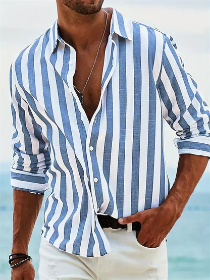 Veyron – Striped shirt in a relaxed coastal style