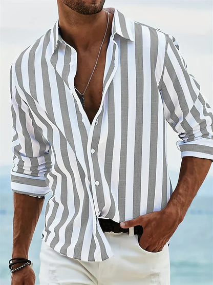 Veyron – Striped shirt in a relaxed coastal style