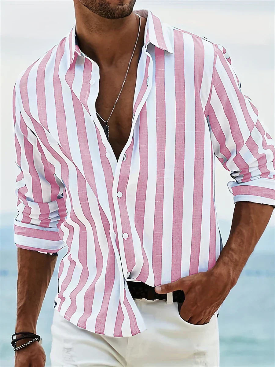 Veyron – Striped shirt in a relaxed coastal style