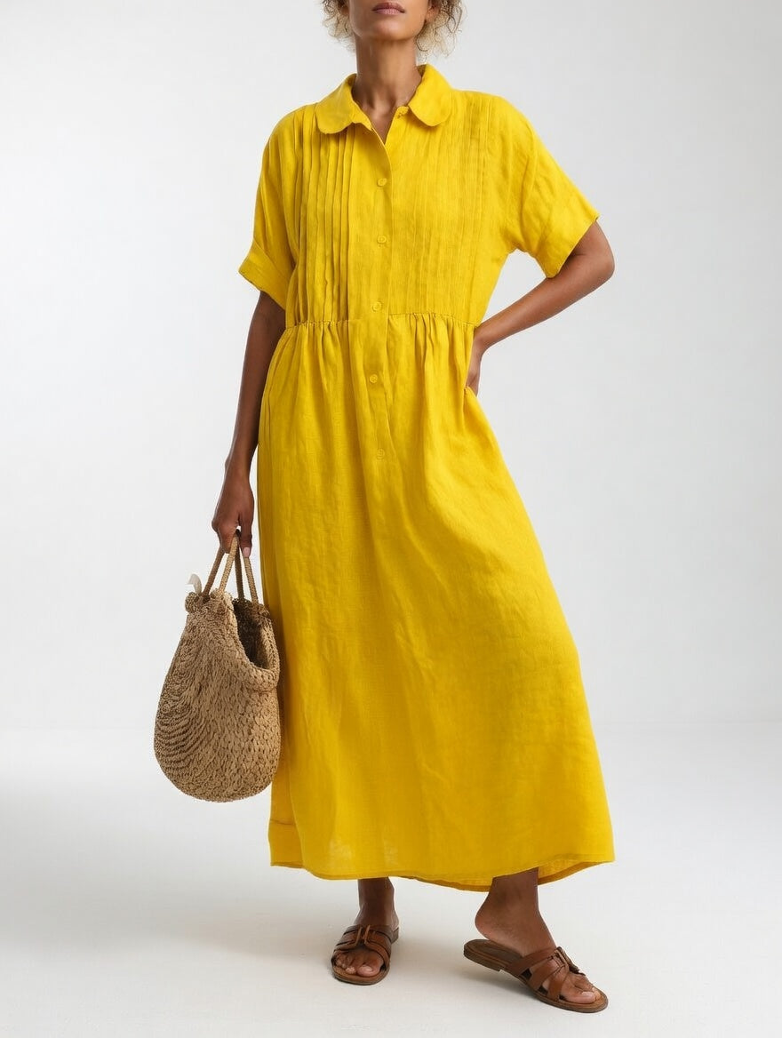 Avielle – White maxi dress with timeless elegance