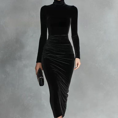 Alva – fitted dress with collar