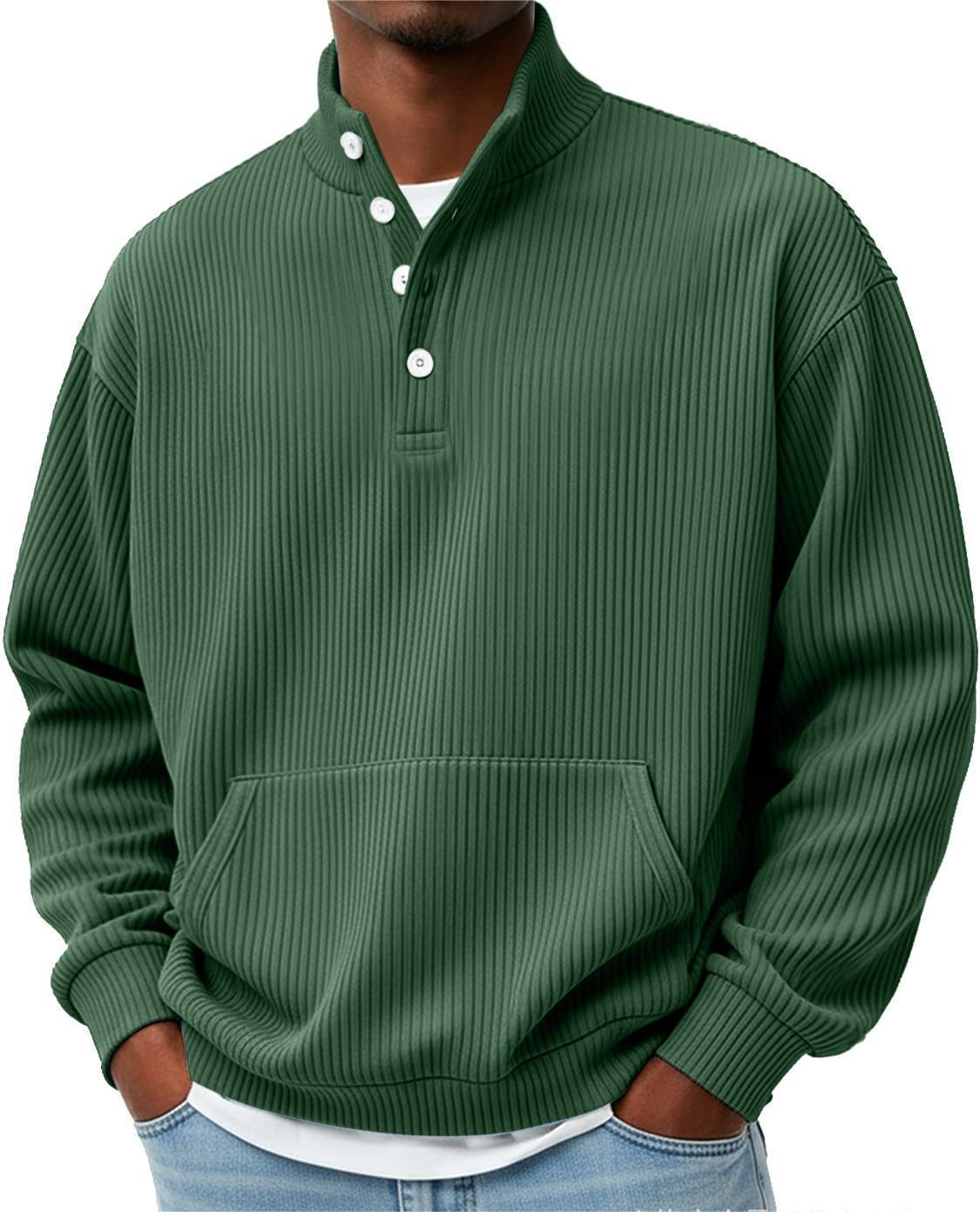 Sander - Button-up knitted sweater for spring