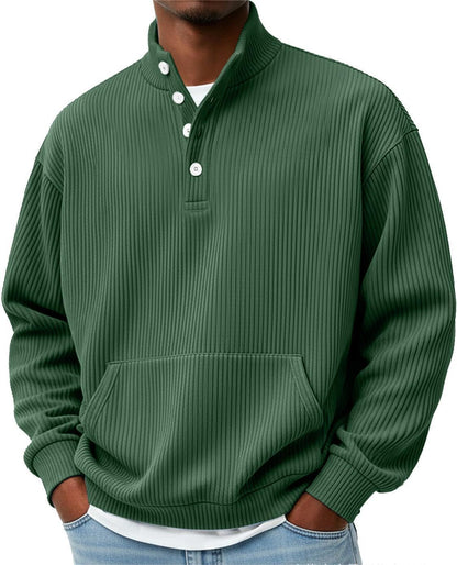 Sander - Button-up knitted sweater for spring