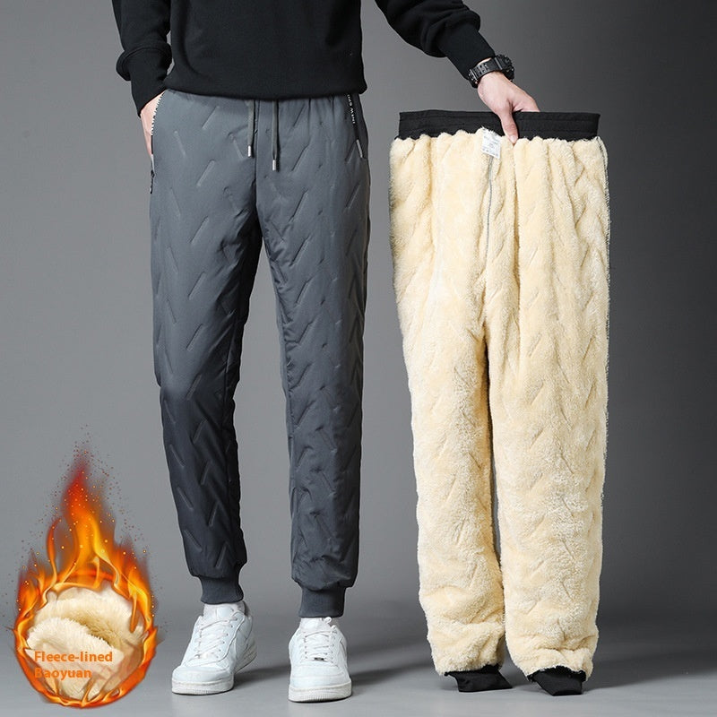 Nox - Grey padded joggers with a comfortable fit
