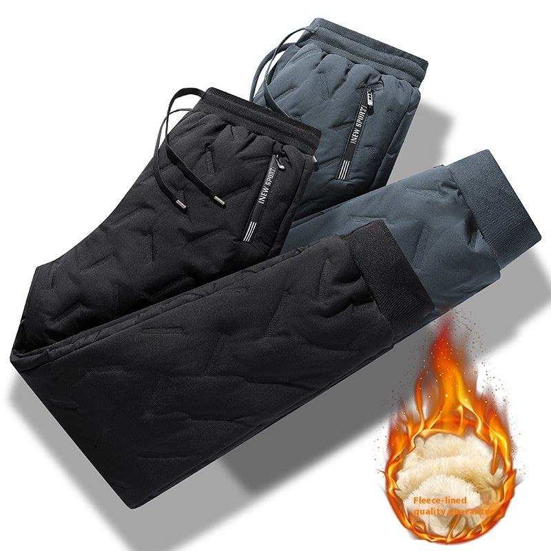 Nox - Grey padded joggers with a comfortable fit