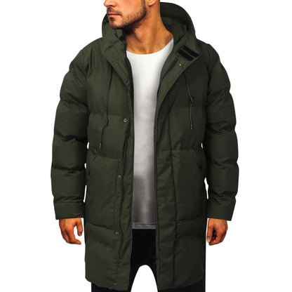 Norell - Lång vadderad herrparka