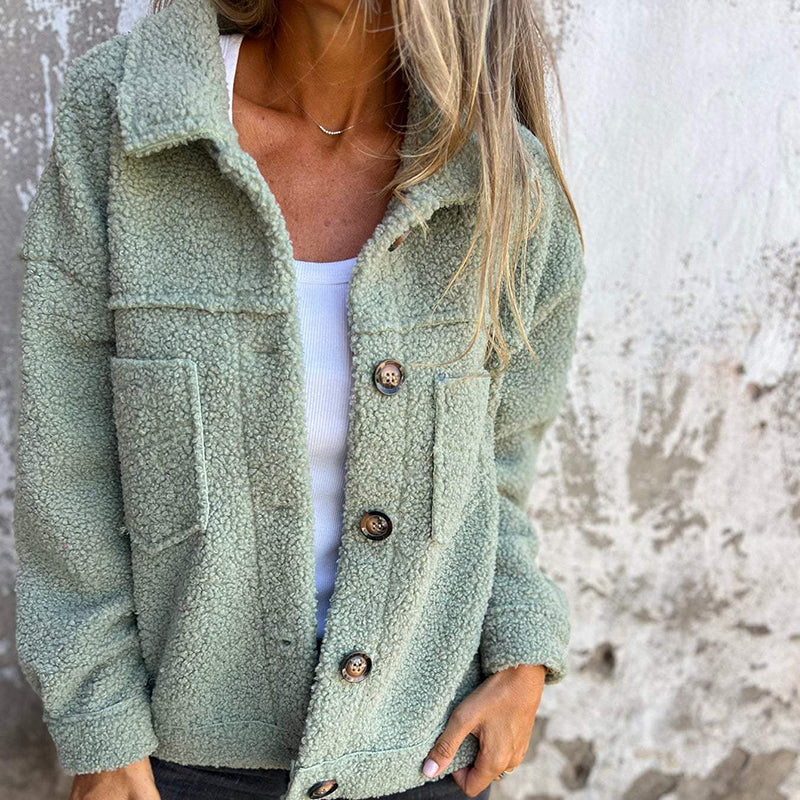 Aino – Soft teddy jacket