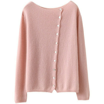 Solea Fint stickad cardigan med knapplist