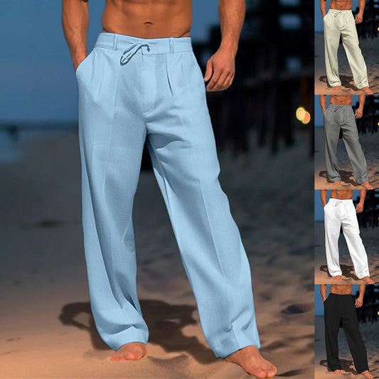 Jovin - Lightweight linen trousers with a relaxed fit