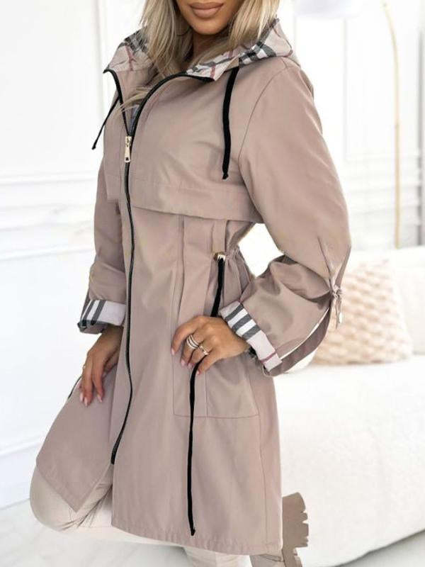 Iris – long hooded jacket