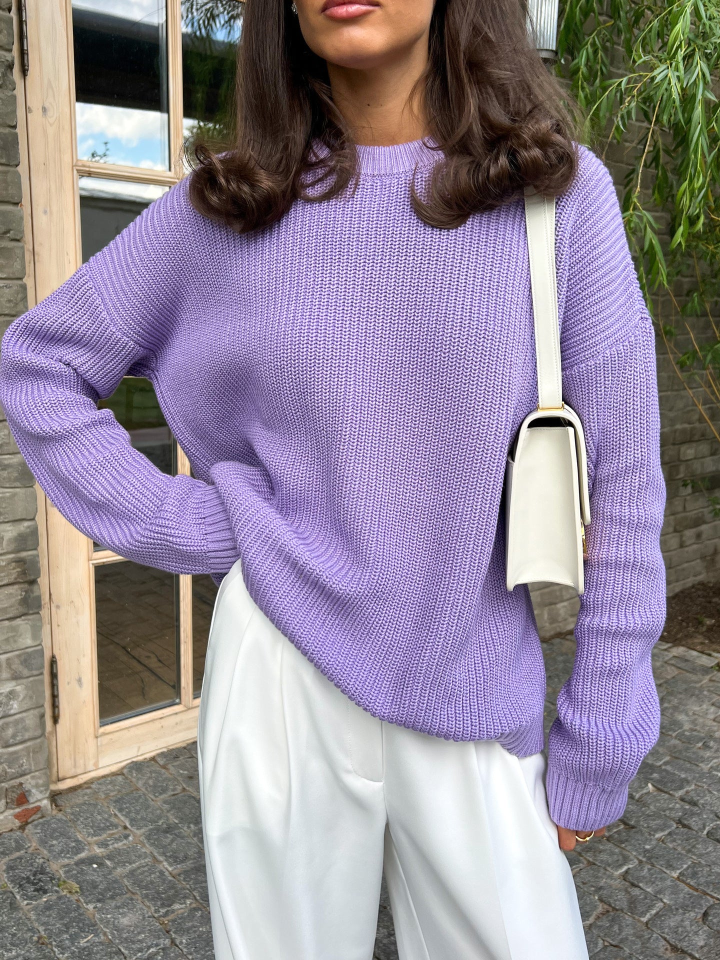 Mila - Chunky Knit Oversized Sweater