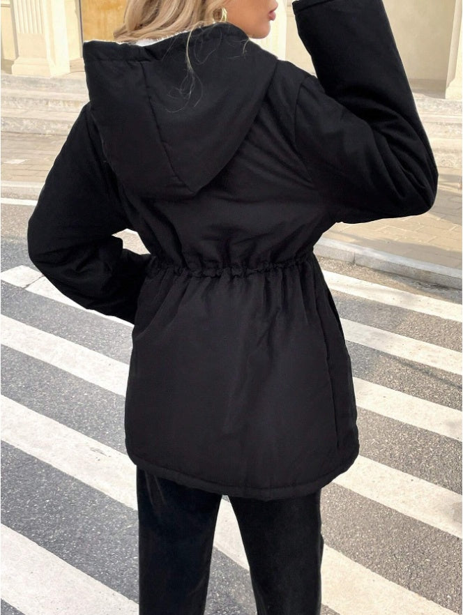 Alma - Padded winter jacket with soft teddy lining