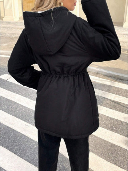 Alma - Padded winter jacket with soft teddy lining
