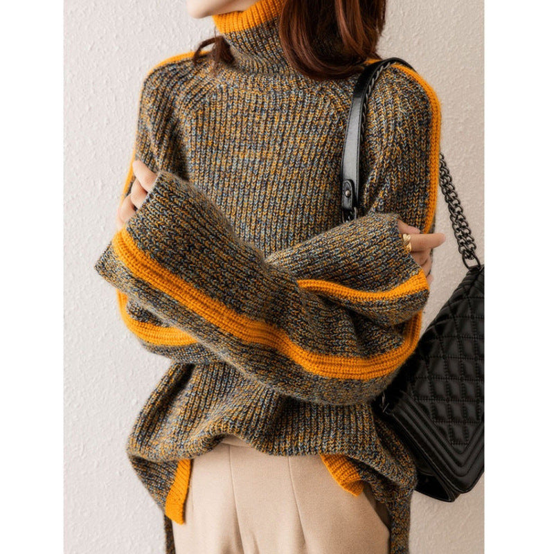 Gavri Turtleneck with playful contrast details