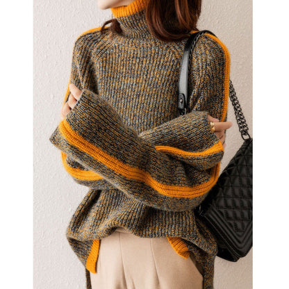 Gavri Turtleneck with playful contrast details