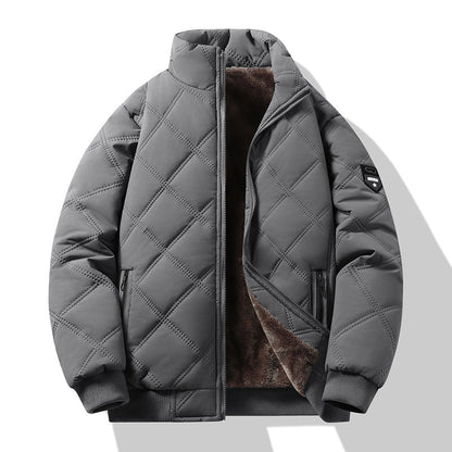 Dario - Padded jacket with a minimalist pattern