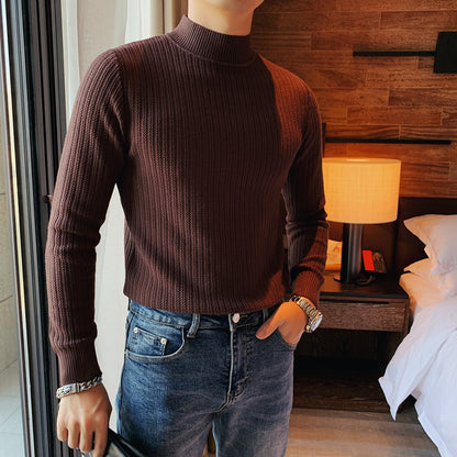 Elias - Ribbstickad polotröja för en elegant stil