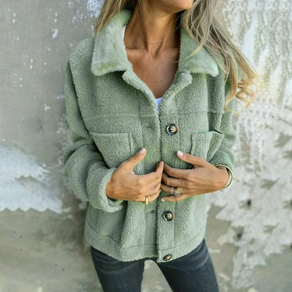Aino – Soft teddy jacket