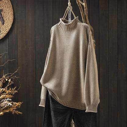 Tirza Structured Knitted High Neck Jumper