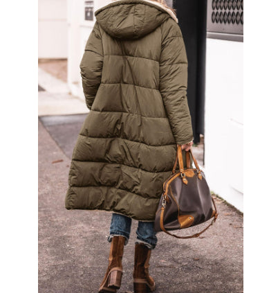 Yliane - Padded winter jacket with teddy lining