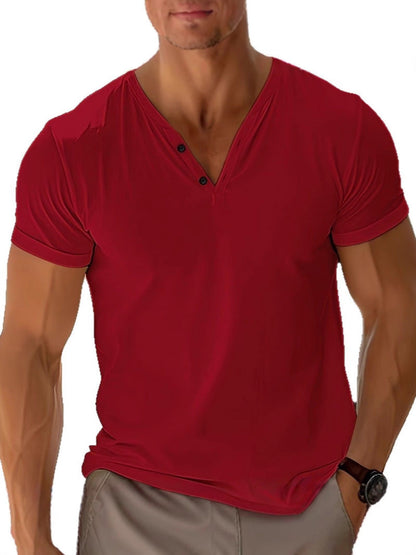 Eirik – Advanced Fit Henley T-shirt