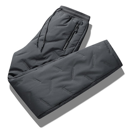 Nox - Grey padded joggers with a comfortable fit