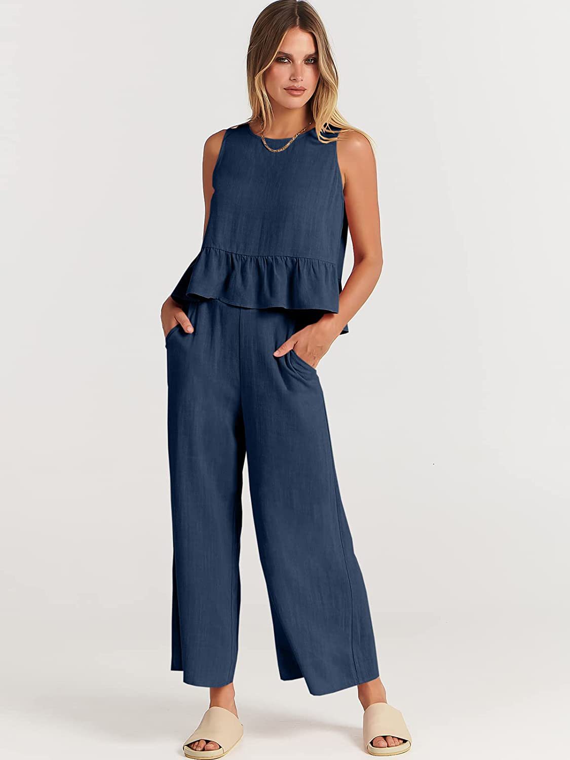 Olivia - Airy 2-piece set with elegant details