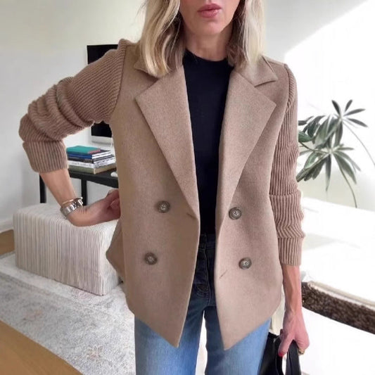 Eline – Stickad blazerjacka