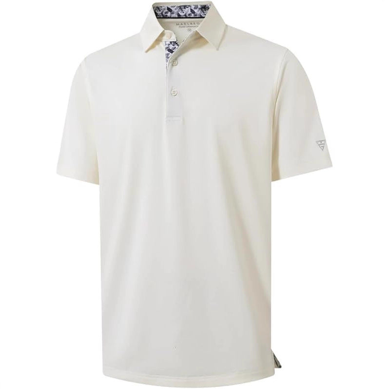 Alrik – Crèmefärgad Polo med Fina Detaljer
