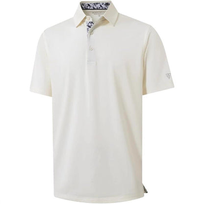 Alrik – Crèmefärgad Polo med Fina Detaljer