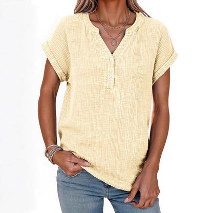 Ronja – Lätt blus med knapplist