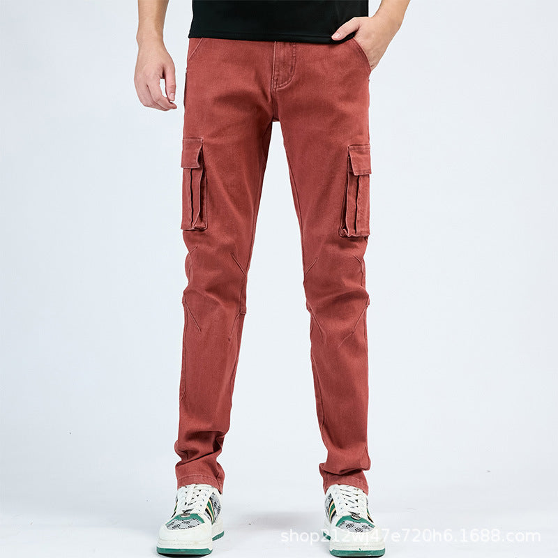 Hedrik - Black tapered cargo pants