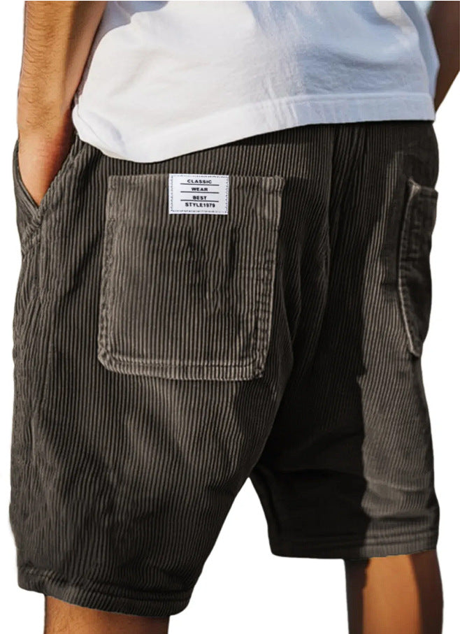 Ture – Avslappnade shorts i mjuk corduroy