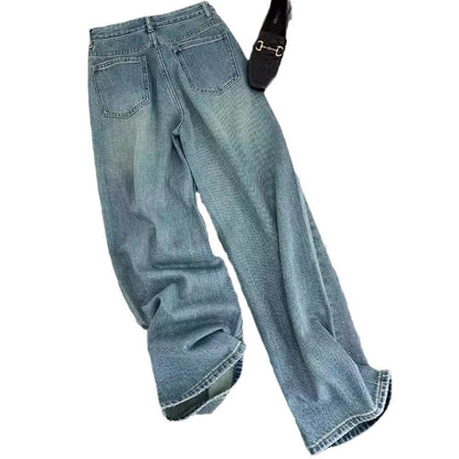 Vera – Denim trousers with subtle details