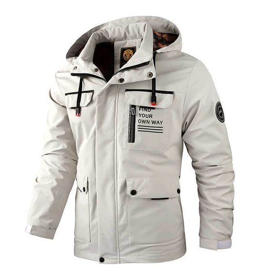 Odin - Men's water-repellent jacket with hood