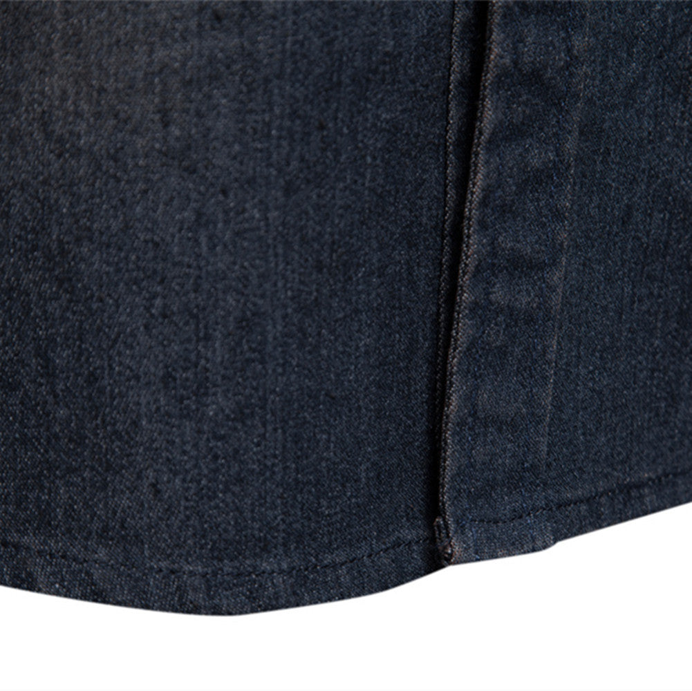 Levi - Black denim shirt with a tough style
