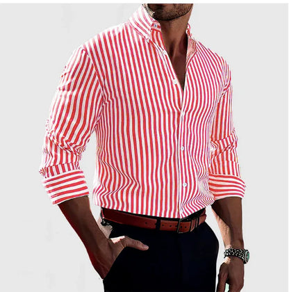 Kaldur -Striped shirt with a fresh, timeless style