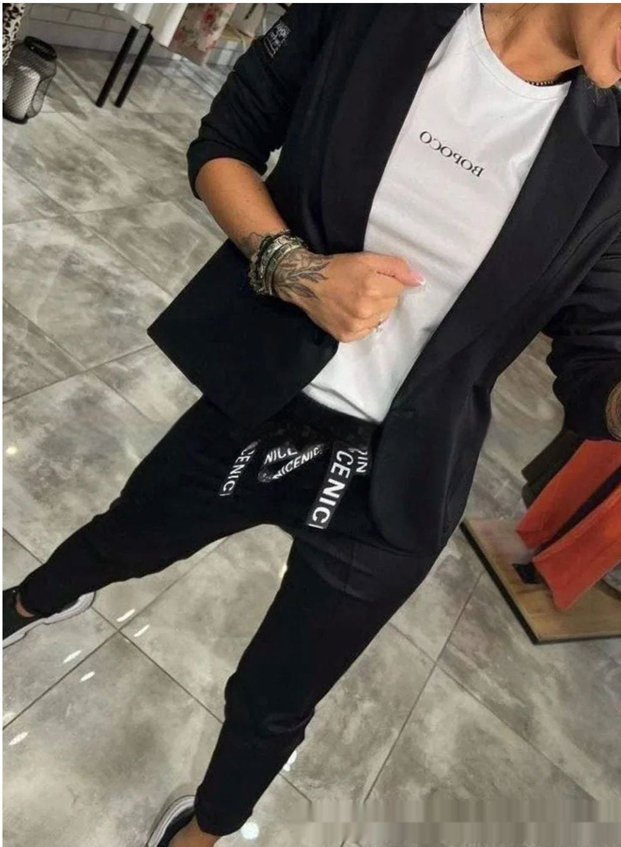 Svart / 3XL