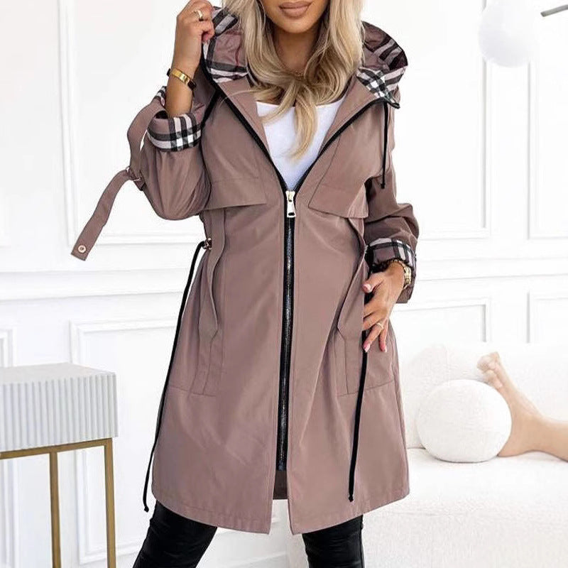 Iris – long hooded jacket