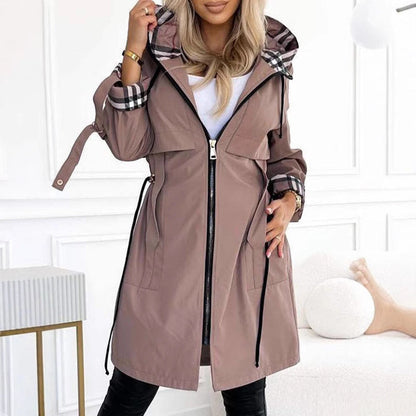 Iris – long hooded jacket